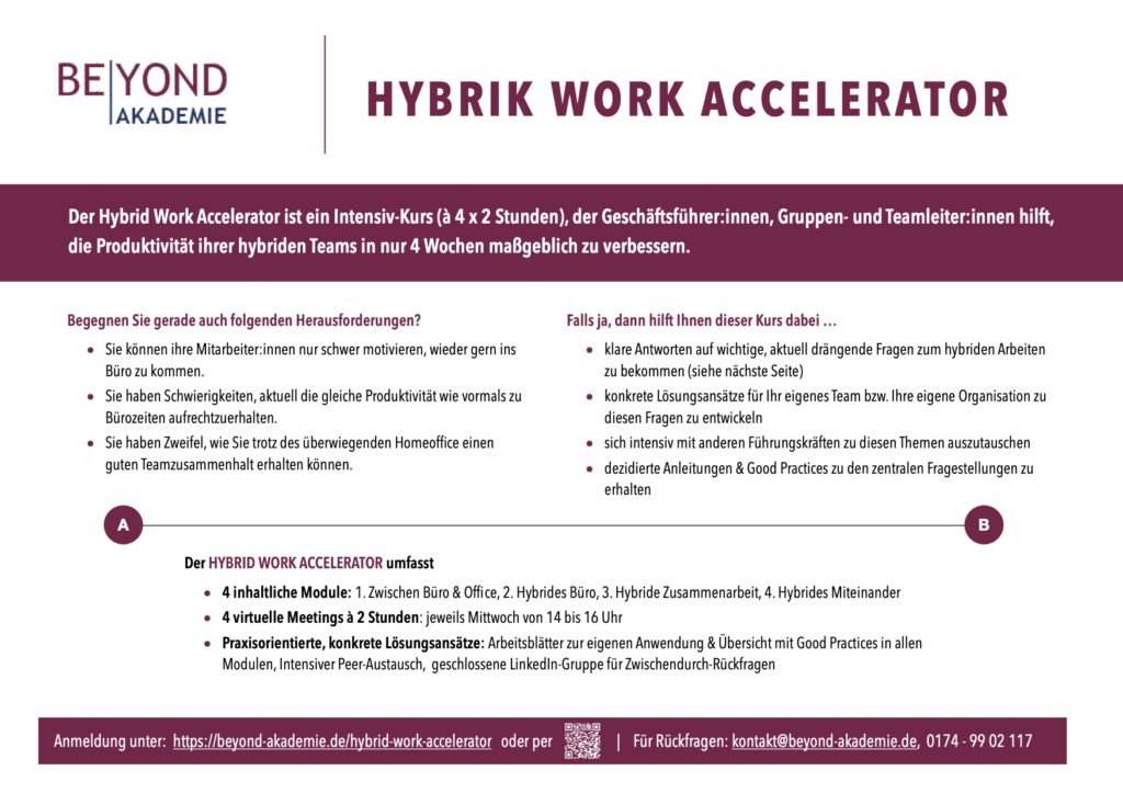 Hybrid Work Accelerator - Kursübersicht - Seite 1