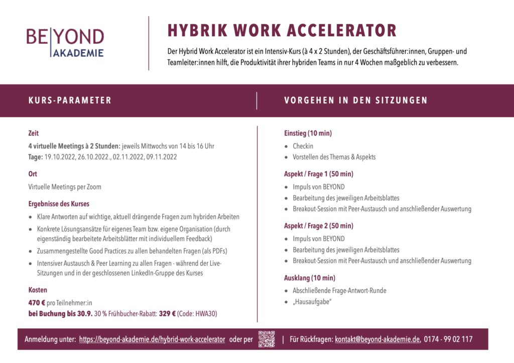Hybrid Work Accelerator - Kursübersicht - Seite 3
